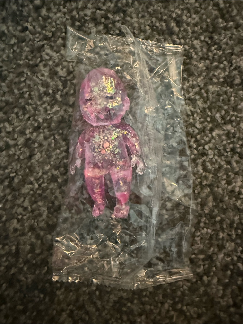Pink Glitter Sugar Baby Squishy